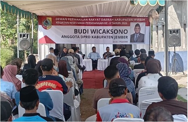 Reses DPRD Jember, Budi Wicaksono Bahas Pilkades:  Bersaing Boleh, Tapi Kerukunan Harus Tetap Dijaga